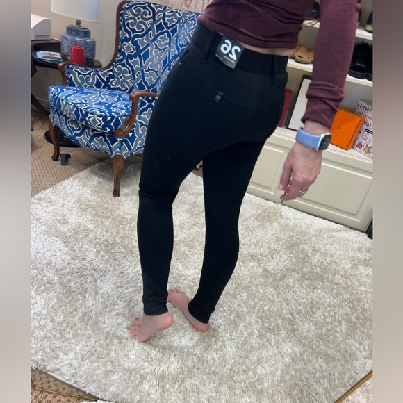 Joe's Jeans Black Mid Rise Ankle Skinny Jeans Sz 26 NWT - Picture 3 of 8